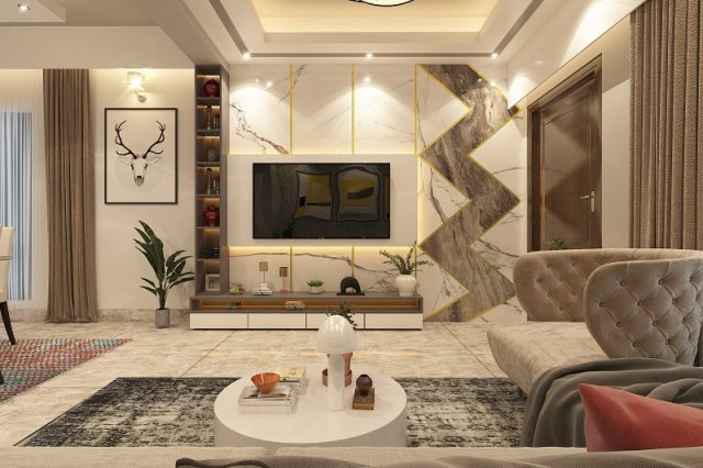 drawing room interior design in Bangladesh