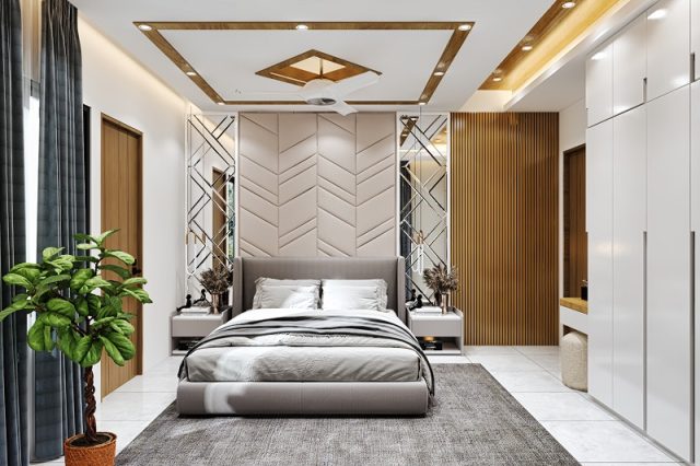 Luxury bedroom interior design